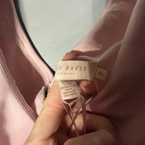 Ted Baker London Lantaa Ruffle Detail Skater Dress Size 6 - Picture 5 of 5